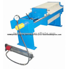 Small Manual Hydraulic Manual Operation Chamber Filter Press,Small Chamber Filter Press
